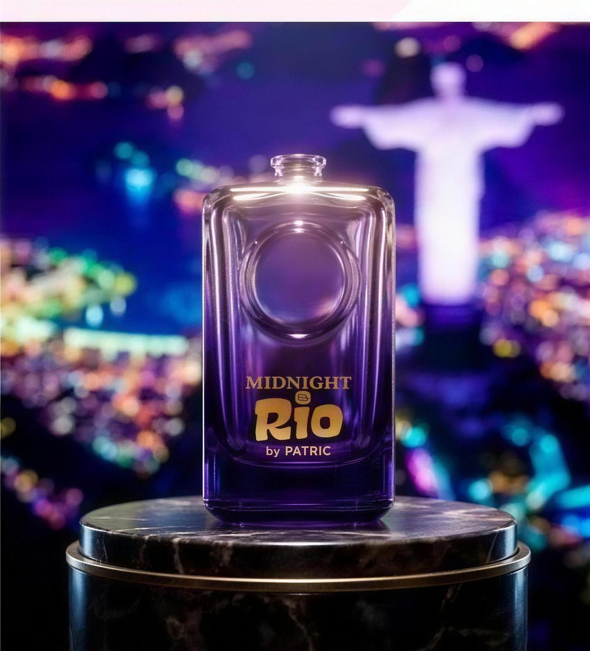 Midnight in Rio — geçişli boyama parfüm şişesi